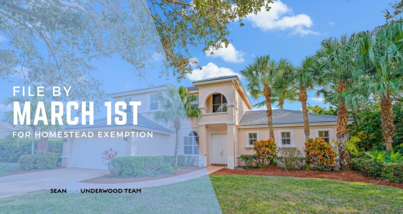 File By March 1st for Homestead Exemption